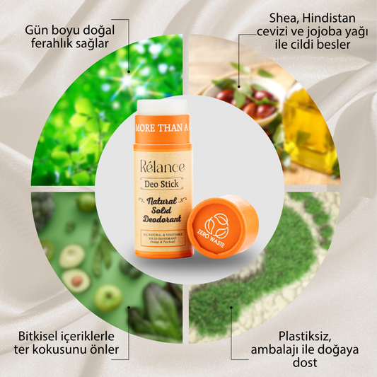 Doğal Katı Deodorant - Orange (50gr)