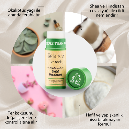 Doğal Katı Deodorant - Okaliptüs (50gr)