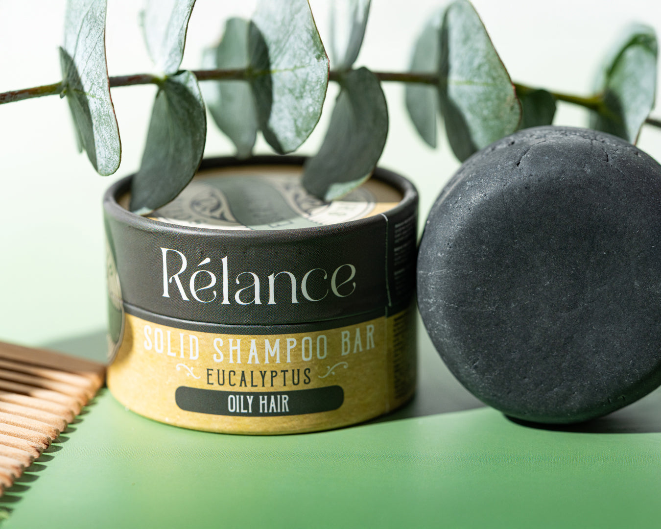 Natural Solid Shampoo Oily Hair (80gr)