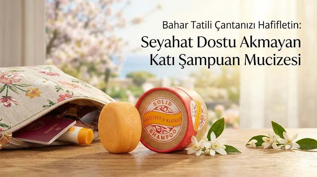 Bahar Tatili Çantanızı Hafifletin: Seyahat Dostu Akmayan Katı Şampuan Mucizesi