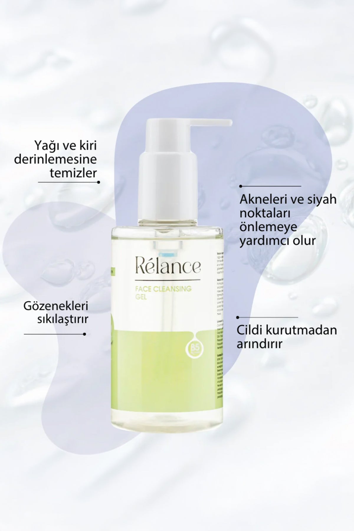 Relance Makyaj Temizleme Suyu ve Yüz Temizleme Jeli Seti 200 ml