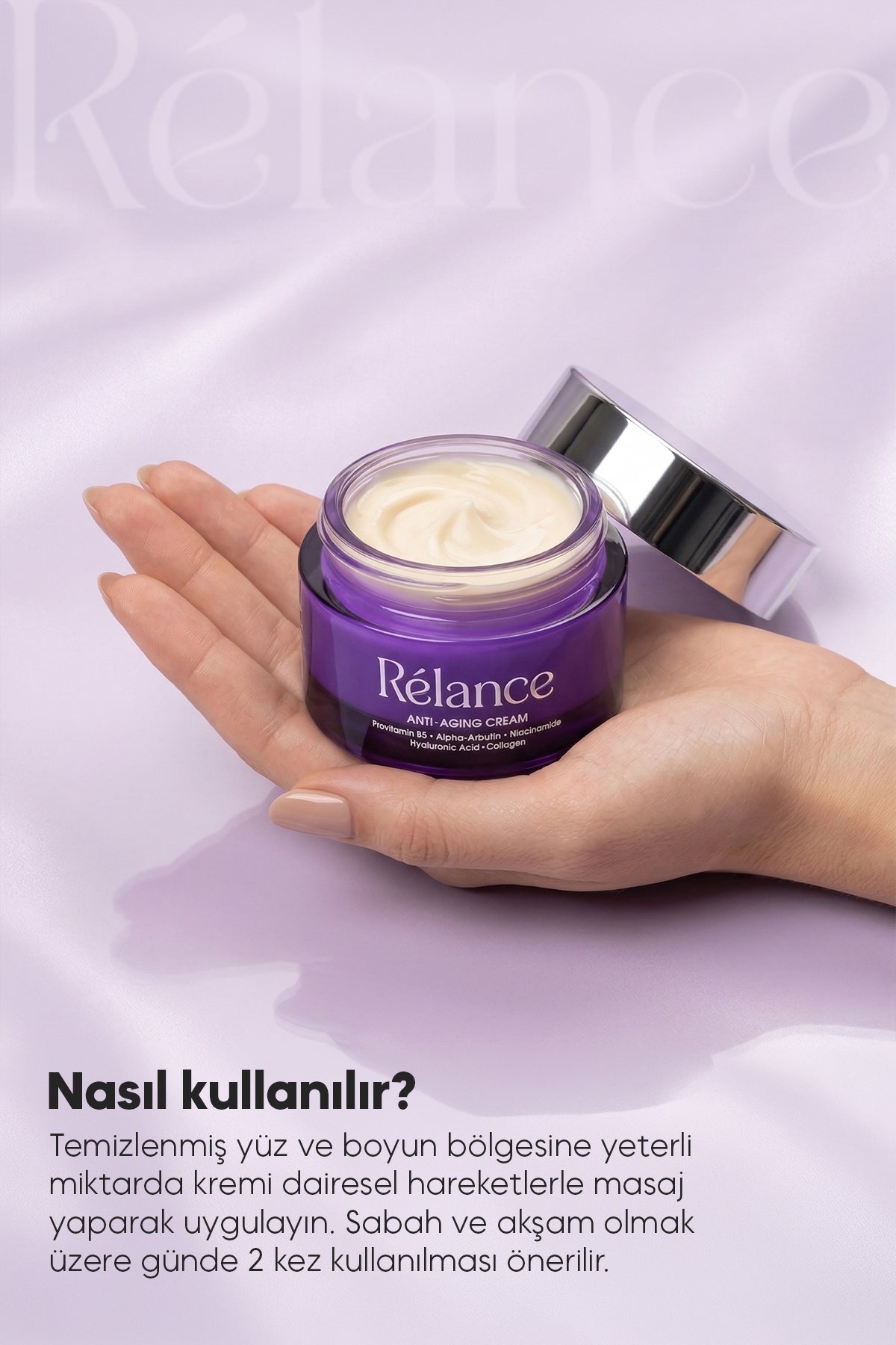 Relance Anti-Aging Krem ve Eksozom Serum Cilt Bakım Seti