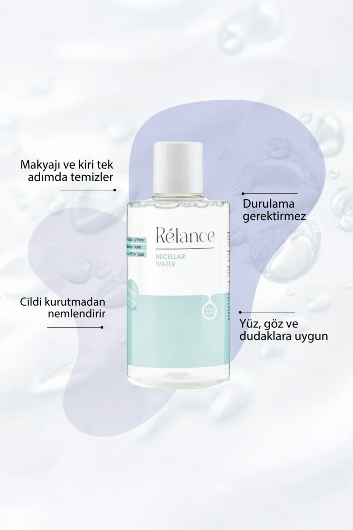 Relance Makyaj Temizleme Suyu ve Yüz Temizleme Jeli Seti 200 ml