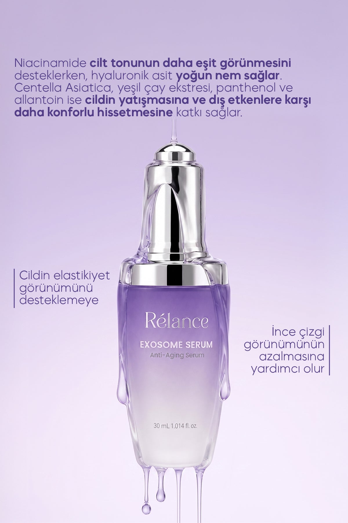 Relance Anti-Aging Krem ve Eksozom Serum Cilt Bakım Seti