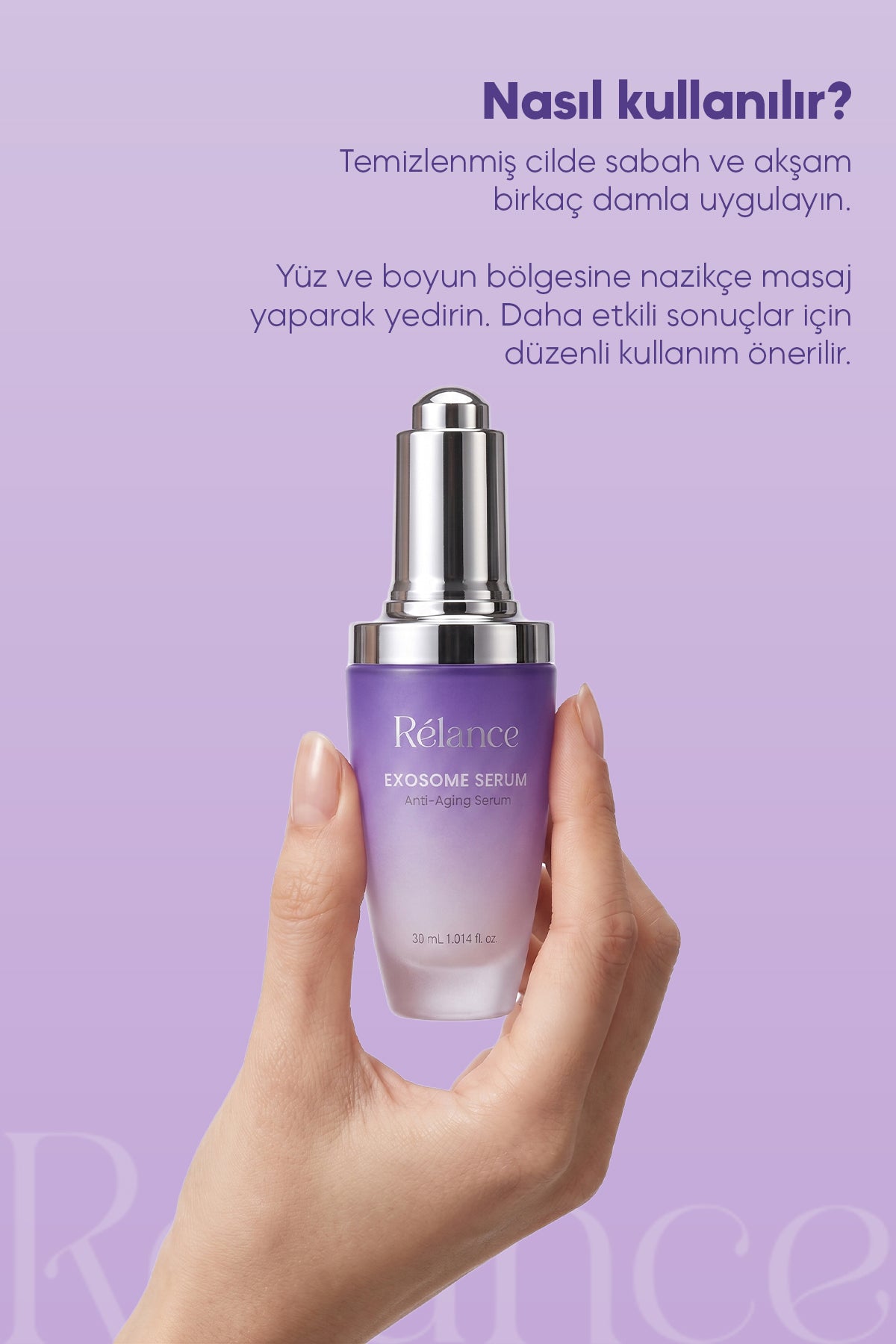 Relance Anti-Aging Krem ve Eksozom Serum Cilt Bakım Seti