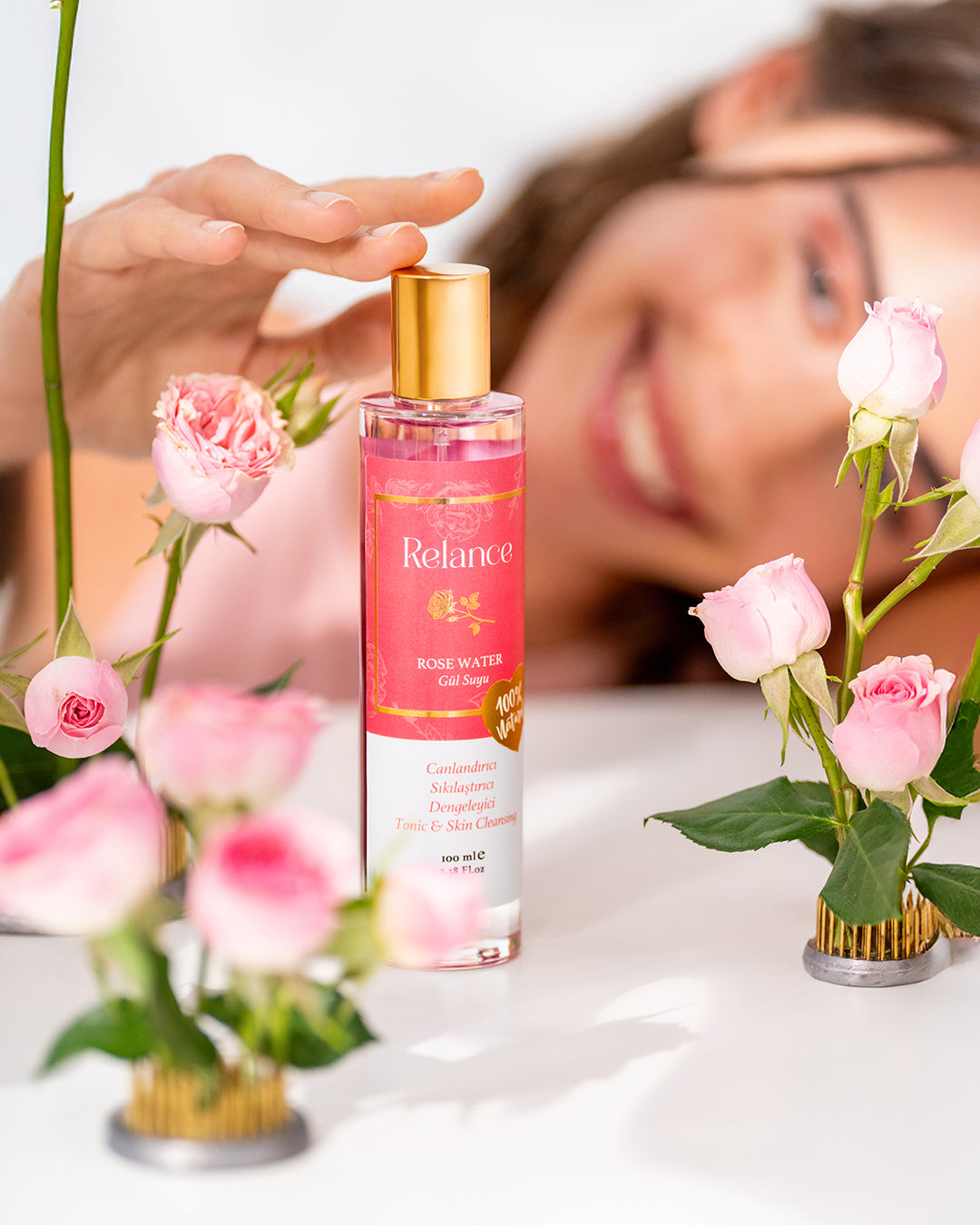 %100 Doğal Gül Suyu (100ml)