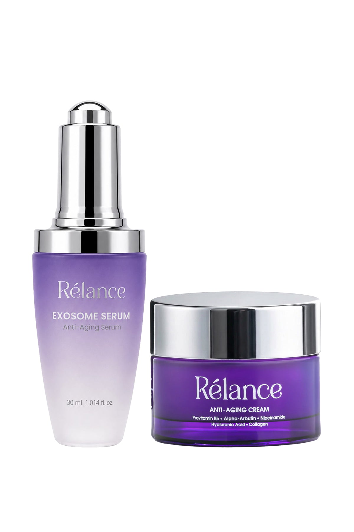 Relance Anti-Aging Krem ve Eksozom Serum Cilt Bakım Seti